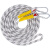 户外高空作业安全绳涤纶绳安全绳登山绳安全带连接绳延伸绳耐磨绳 21米双钩(耐磨型)