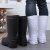 EVA超轻泡沫雨靴卫生靴厨房耐油耐酸碱高筒靴子防滑水鞋 棉鞋-高筒809白 （标准尺码） 39/40