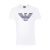 安普里奥·阿玛尼（Emporio Armani）阿玛尼短袖T恤送男士礼物 8N1TN5 1JPZZ 白色 XL(185/104A) 