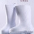 高筒加棉EVA泡沫雨靴男女冬季防水鞋水靴厨房防滑耐油食品靴 带字母款：EVA材质（白色高帮不加棉） 37