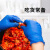 爱马斯一次性丁腈手套加厚耐用橡胶乳胶实验室食品居家PVC手套 S号(APFNCHD耐用型，深蓝色)