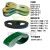 一拖二口罩机皮带同步带绿基带绿色PVC输送带传送传动皮带 4930*15*2绿黄