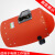 京斯坦红钢纸电焊面罩隔热防烫 焊工防护面屏 头戴式 红色