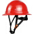 达林韦尔大边沿型男建筑工程防砸防晒劳保安全帽头帽 SBD-G1 红色
