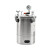 不锈钢真空消泡桶点胶机压力桶储胶脱泡干燥箱真空泵抽真空密封桶 6L 可视盖消泡桶