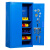 弗莱仕 FLS-GJG-004 重型工具柜 工业双开门五金铁皮柜工厂车间置物柜 带挂板蓝色（一台）