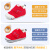卡特兔经典学步鞋男童儿童软底机能鞋女宝宝婴儿学步鞋宝宝鞋xz03 红色(加绒冬款） 内长11cm 17码(适合脚长10.5cm)