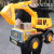 儿童工程车益智男孩车玩具套装超大号耐摔滑行运输挖掘机模型合金 挖掘车