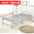 折叠床单人床双人床出租房简易午休床经济型1.2米铁床钢丝床 加厚加固73宽铁条床 188长7