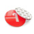 磁吸 数字号码牌 磁性编号牌仓库克力强磁 序号牌柜圆 [1-10]红色磁铁款 10x10cm