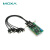 MOXA CP-134EL-A-I 工业通讯附件 串口卡 标配DB9M的线缆
