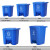 垃圾分类垃圾桶带盖商用大号脚踏红蓝绿灰户外环卫脚踩式筒不含税运 加厚15L绿色