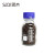 SiQi透明玻璃丝口瓶茶色棕色玻璃瓶塑料螺口蓝盖密封瓶试剂瓶螺纹带刻度多规格 茶色丝口瓶1000ml