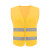 工者 反光背心 马甲反光服骑行交通施工环卫马甲荧光衣黄色