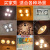 灯泡取暖卫生间防水防爆灯暖浴室中间LED照明暖灯 四个装（超划算）加强款加粗钨丝165白