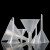阿力牛 ASY-071 实验室透明小漏斗 耐高温三角漏斗 塑料锥形漏斗 50mm（10个装） 
