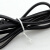 电镀锌铁丝扎线0.55 包塑铁大卷扎丝扁铁芯捆绳500米 黑/白色扎带 扎丝0.75黑扁形500米