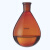 棕色茄型瓶高硼硅旋蒸瓶24#29#磨口旋转蒸发仪用茄形烧瓶50 100 250 500 1000 2 2000ml*29