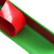 比鹤迖 BHD-1842 PVC塑料防撞条护角条 红色2.5cm宽-1米 1件