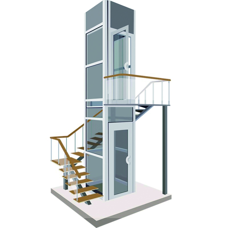 家用电梯二三四五六层小型电梯专业液压曳引式豪华别墅观光电梯 省内测量费  详询客服