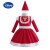 迪士尼圣诞节2023新款儿童服装女童幼儿园宝宝圣诞装老人衣服装扮公主裙 鹿角发卡 均码
