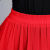 TZBSW演出裙子大摆裙伞裙女两面穿双层雪纺舞蹈裙高腰540度半身裙8米大 橙色+黑色8米大摆双色 裙长80厘米适合150一155