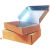烘焙食品锡纸披萨防水茶叶飞机盒铝箔保温箱冷链生鲜运输纸盒 纸铝T6(31x26x6cm)34个 三层硬防水铝箔