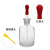 玻璃滴瓶30ml60ml125ml250ml白滴瓶棕色滴瓶茶滴瓶带滴管红皮头全 250ml白滴瓶(单个)