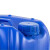 飓程 塑料桶 方形耐酸碱堆码桶 25L-蓝色 单位：个
