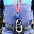 安索攀岩装备攀岩上升器攀索胸升提拉上升器攀索手升自锁器抓绳器 轻便款蓝色