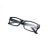 超轻高清树脂片塑料架舒适远视镜100-400度中老年眼镜平光 亮黑+350°