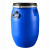 加厚法兰桶 油桶 泔水桶 密封桶 化工桶 塑料桶 圆桶 大蓝桶 发酵桶 50升蓝色全新料特厚法兰桶