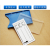 蓝色红色强磁性标签仓库标识牌货架标签物料卡塑料条标识卡磁性片 蓝色5*10cm强磁 8x4cm
