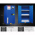 化学品安全柜12/30/90加仑工业易燃易爆危化品储存箱防火定制 60加仑双层加厚-蓝色
