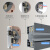 西门子嵌入式隐藏轨道插座厨房餐边柜可移动暗装电力滑动导轨 0.5米嵌入式轨道(4000W)银色