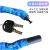 筑筠 链条锁 不锈钢链条锁 仓库大门铁链锁 蓝色0.88米 单位/个