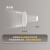 松下（Panasonic）防眩筒灯嵌入式高显色金属铝客厅过道筒灯 7瓦4000K 开孔75-80mm