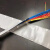 汇一汇 PVC扣式电缆结束带 灰色电线捆绑带裹线带 PC-495/直径150mm/75米1卷