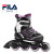 儿童轮滑鞋初学者溜冰鞋男女滑轮旱冰鞋可调节大小全套装 紫色鞋 28-32微调节技术