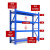 京胜丰博 货架200*50*200cm钢制仓储仓库货架超市置物架货架家用存放架白色四层bshj006单层120KG轻型货架