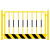 定制工地基坑护栏网道路工程施工警示围栏建筑定型化临边防护栏杆 1.2米*2米/3.6kg 红白款 竖管带