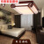初构想d中式简约现代实木方形羊皮灯书房客厅卧室吸顶灯具灯饰1 454D单色