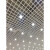 铝铁格栅集成吊顶装饰材料自装格子葡萄架天花板木纹塑料黑白网格 加厚铁黑高4厘米1010支 含
