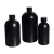 黑色小口塑料瓶密封瓶包装瓶化工试剂瓶避光瓶遮光瓶带内盖250ml 500ml 1000ml带刻度无刻 500ml 带刻度5个