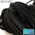 适用于3mm4mm手提袋绳彩色柔软尼龙绳子捆绑空心编织绳打包带子束 黑色4mm/85米/捆