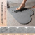 范和友新款造型卫生间门口硅藻土地垫 家用浴室吸水速干硅藻泥防滑脚垫 猫爪（异形）-灰 40*60cm