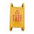 燃气管道防撞护栏防护罩天然气调压保护钢管警示反光UM型支架围栏 黄黑白订制