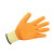 代尔塔 DELTAPLUS 201730劳保手套 工作手套 透气 乳胶涂层防撕裂 橙色 10码