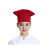 添盾 TD-HTC1051 棉布厨师帽(高22cm） 白色，黑色，酒红色可选 TD-HTC1051