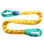 CLCEY柔性吊装带双扣国标3/5/10吨工业起重圆环形软吊带吊树绳 国标1吨1米